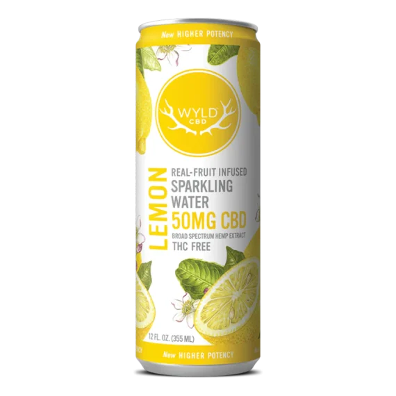 Lemon CBD Sparkling Water | CBD-Only